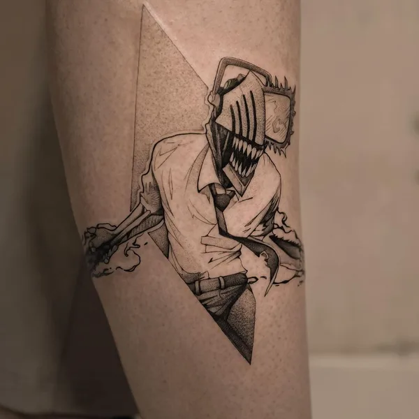 Anime tattoo by Andrey Dopinguin in Frankfurt am Main