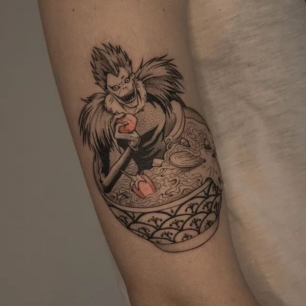 Anime tattoo by Andrey Dopinguin in Frankfurt am Main