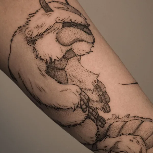 Anime tattoo by Andrey Dopinguin in Frankfurt am Main