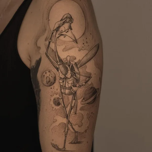 Anime tattoo by Andrey Dopinguin in Frankfurt am Main