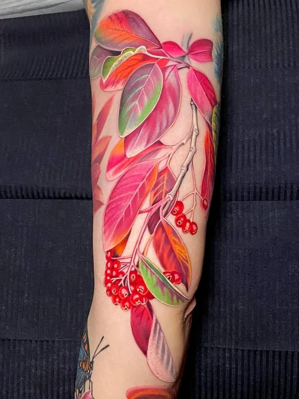 color botanic татуировка на forearm #63285 | Тату мастер Vladimir Shatsky