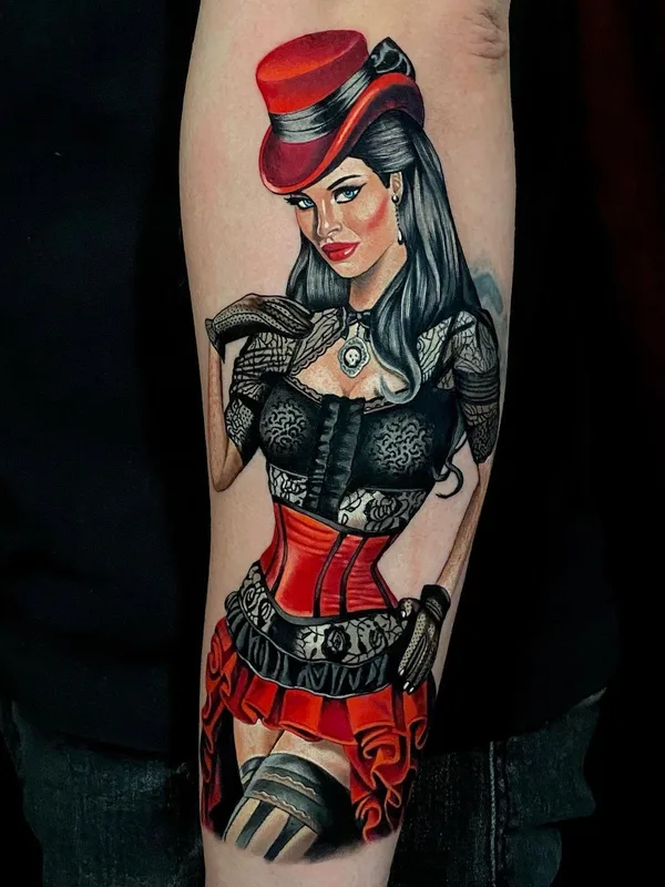 female color realism татуировка на forearm #63284 | Тату мастер Vladimir Shatsky