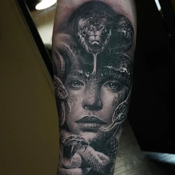 Реализм tattoo by B-Grey aka Aivars Liepa in Oslo
