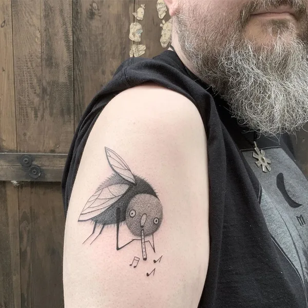 Author's Style tattoo by Wujek in Poznań