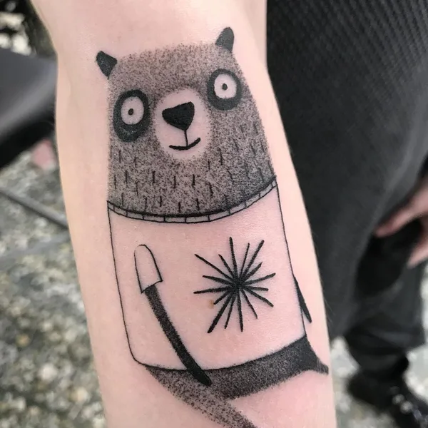 Author's Style tattoo by Wujek in Poznań