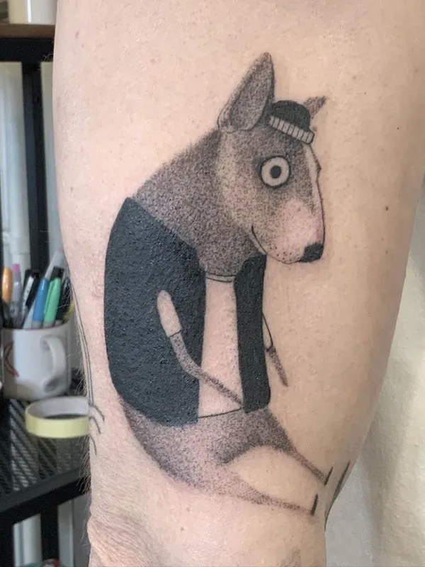 black and grey blackwork tattoo auf forearm #35300 | Tätowierer Wujek