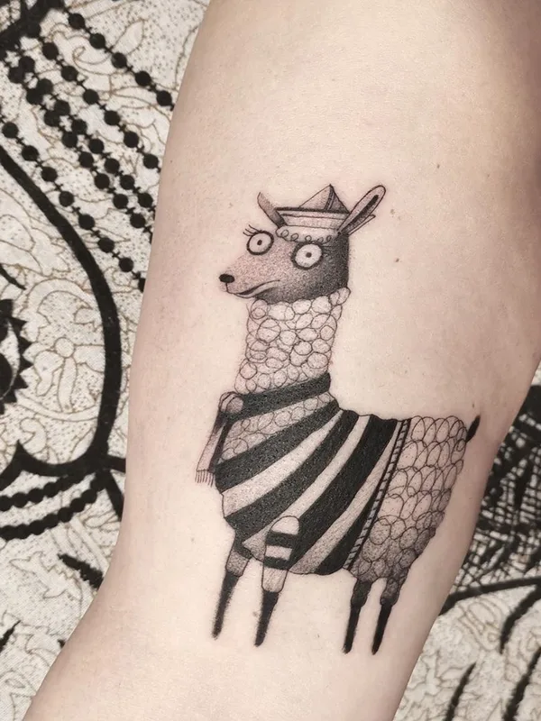 black and grey blackwork tattoo auf forearm #35306 | Tätowierer Wujek