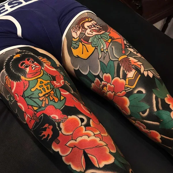 Japanese tattoo by Ian Det in Roma