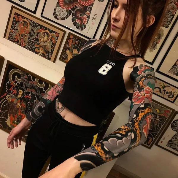 Japanese tattoo by Ian Det in Roma
