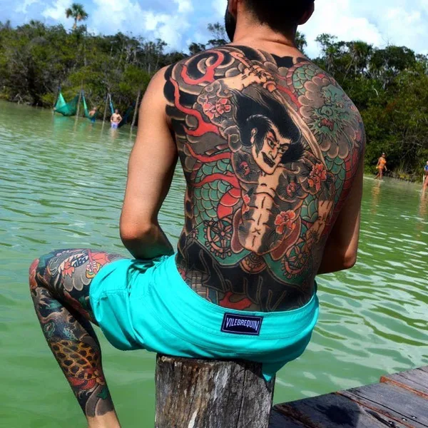 Japanese tattoo by Ian Det in Roma