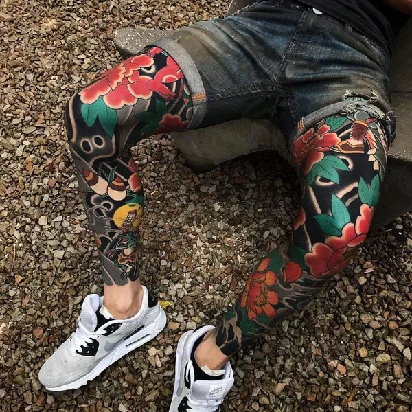 Japanese tattoo by Ian Det in Roma