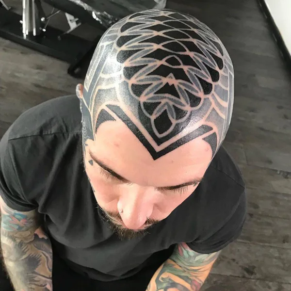 Dotwork tattoo by Deryn Twelve