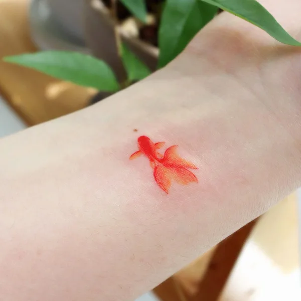 Botanical tattoo by Eunyu in Seoul