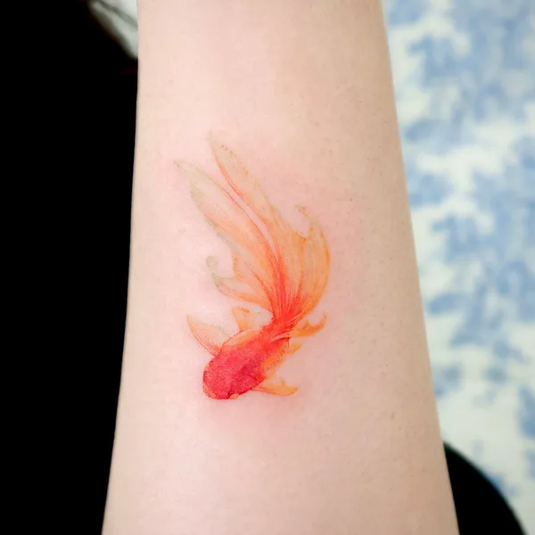 Botanical tattoo by Eunyu in Seoul