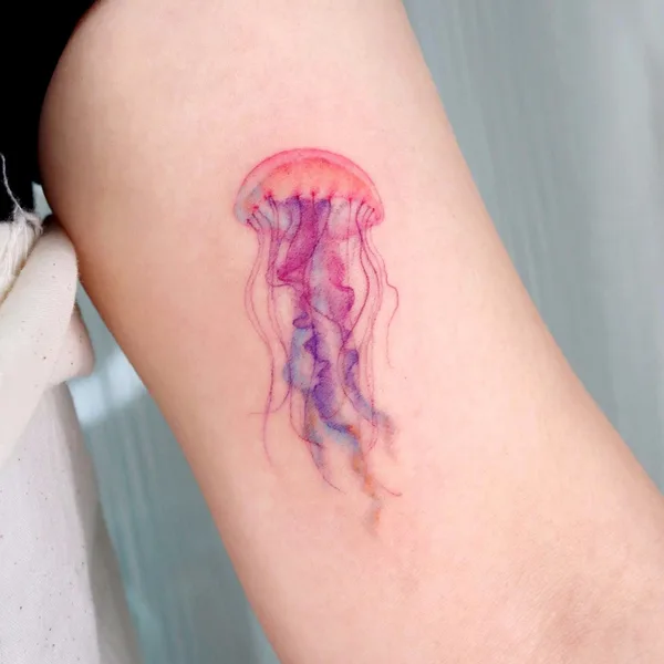 Botanical tattoo by Eunyu in Seoul