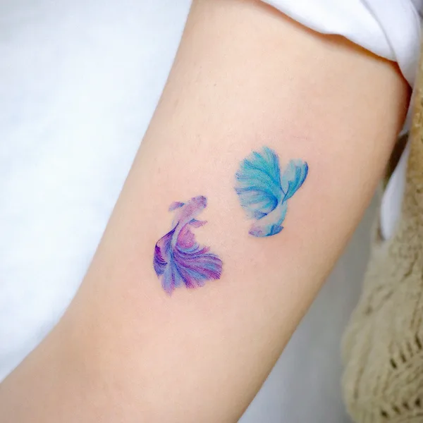 Botanical tattoo by Eunyu in Seoul