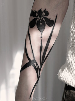Engraving tattoo