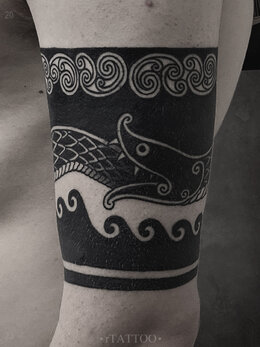 Ornamental tattoo