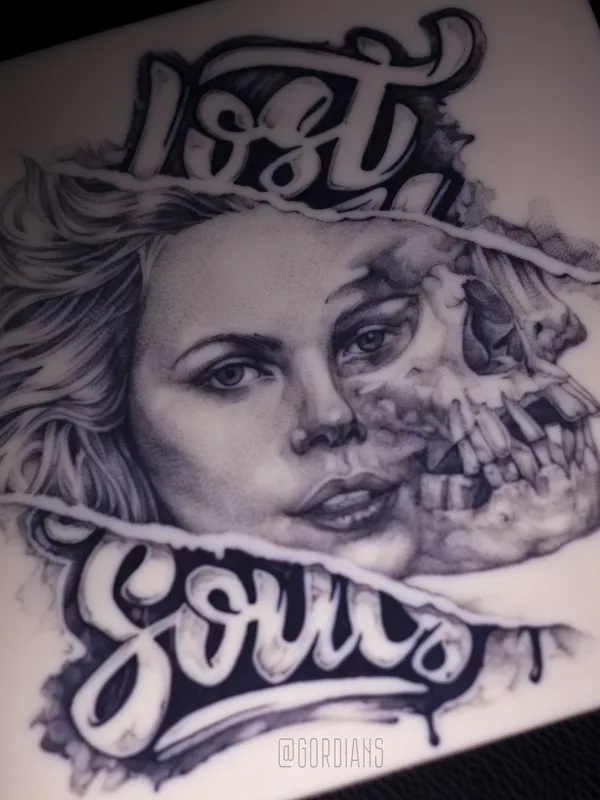 black and grey black and grey татуировка на not tattoo #35758 | Тату мастер Artemy Gordian