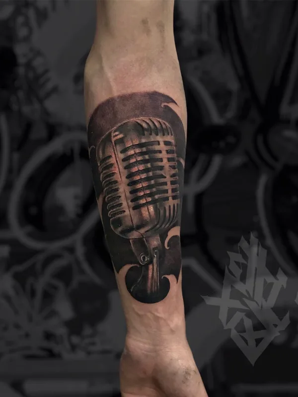 black and grey black and grey Tatuagem em forearm #39300 | Tatuador Alexey Sviridenko
