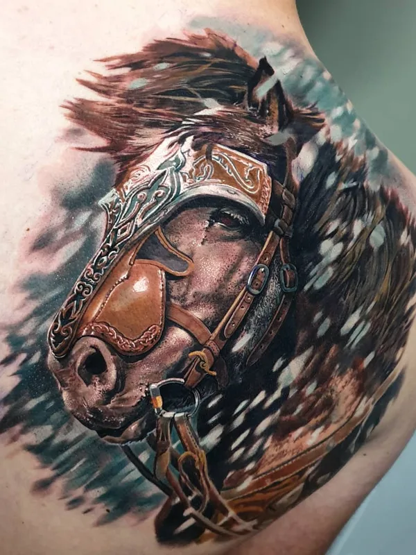 color realism татуировка на shoulder #30120 | Тату мастер Nick Noonan