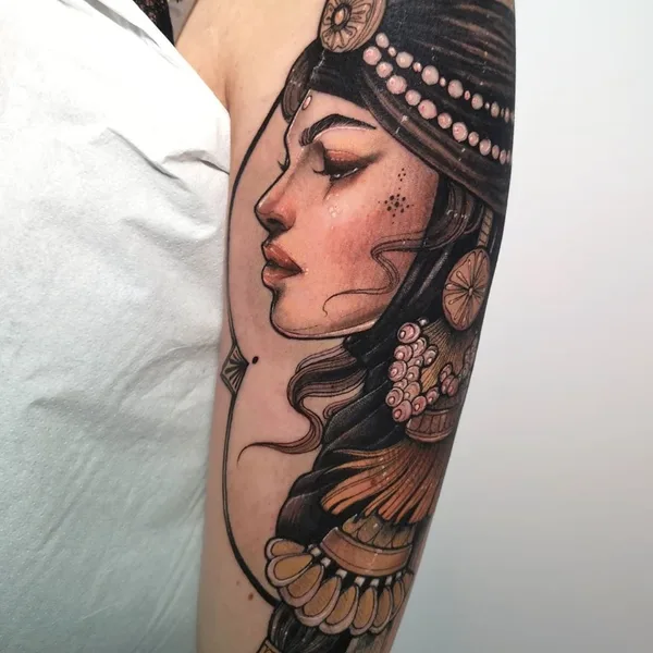 Neo Traditional tattoo by Isabella Chiara Filouino in Rankweil