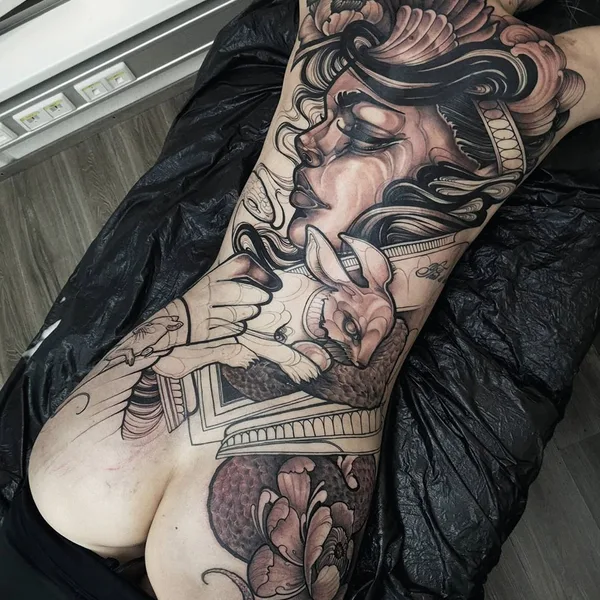 Neo Traditional tattoo by Isabella Chiara Filouino in Rankweil