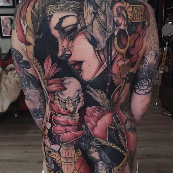 Neo Traditional tattoo by Isabella Chiara Filouino in Rankweil