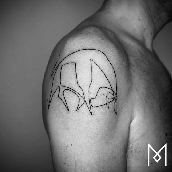 Author's Style tattoo by Mo Ganji in Berlin