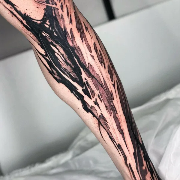 Graphic tattoo by daaamnj in Guangzhou