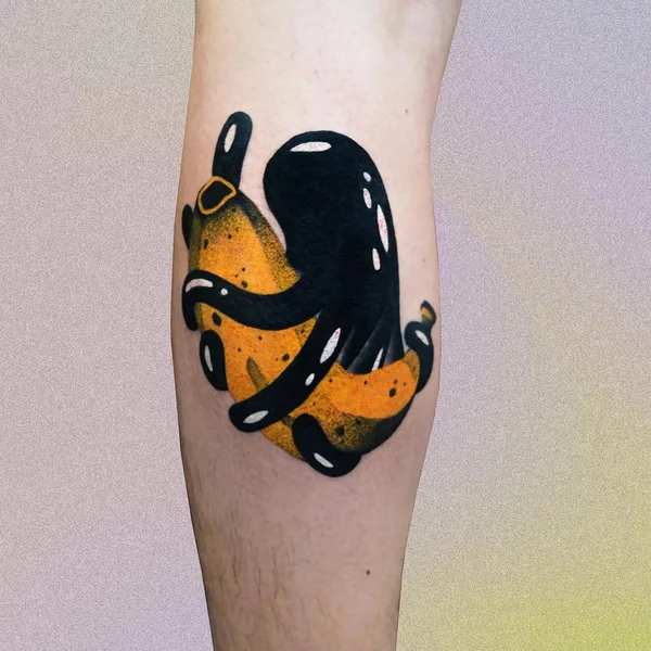 Graphic tattoo by Aleksy Marcinow in Warszawa