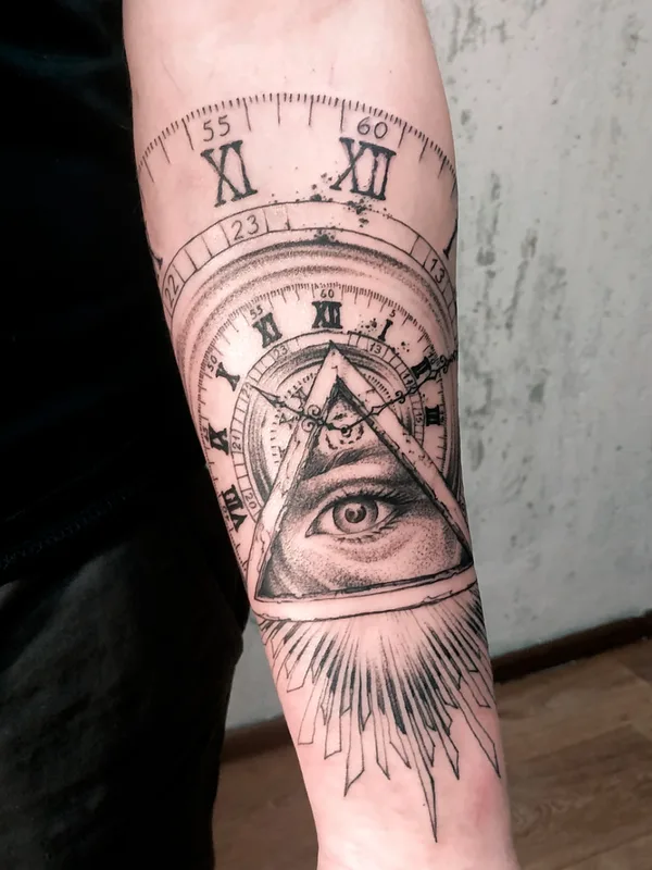 black and grey black and grey Tatuagem em forearm #55189 | Tatuador Oleg Tort