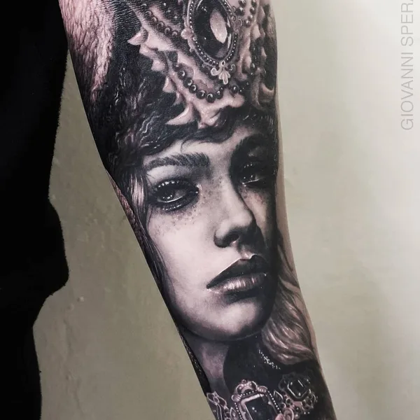Realism tattoo by Giovanni Speranza in Vicenza