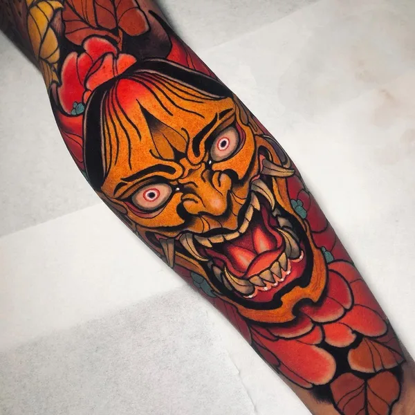 Neo Traditional tattoo by Dilan Pineda in Bogotá