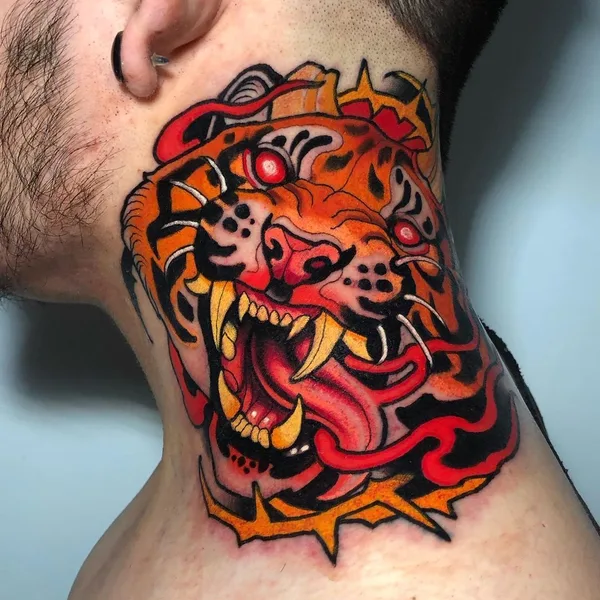 Neo Traditional tattoo by Dilan Pineda in Bogotá