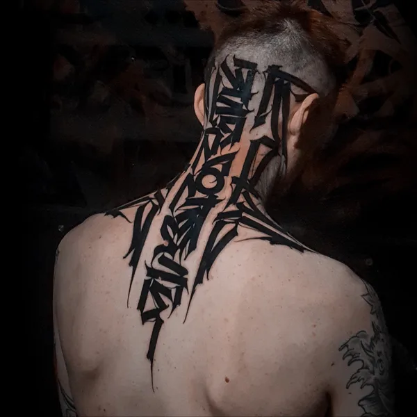 Леттеринг tattoo by Игорь Климин in Москва
