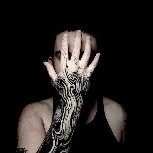 Abstract tattoo by Peste in Melbourne