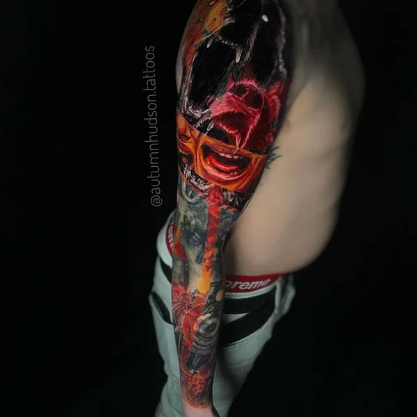 Surrealism tattoo by Autumn Hudson in Grand Junction