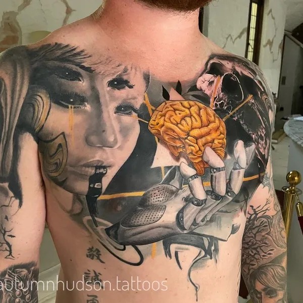 Surrealism tattoo by Autumn Hudson in Grand Junction