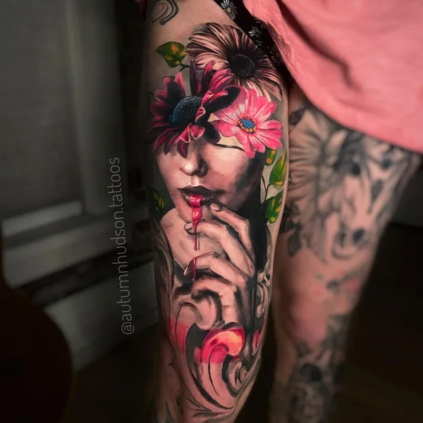 Surrealism tattoo by Autumn Hudson in Grand Junction