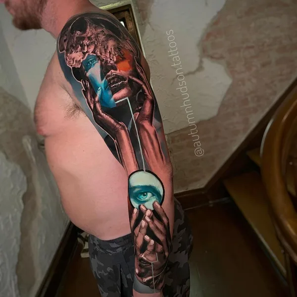 Surrealism tattoo by Autumn Hudson in Grand Junction