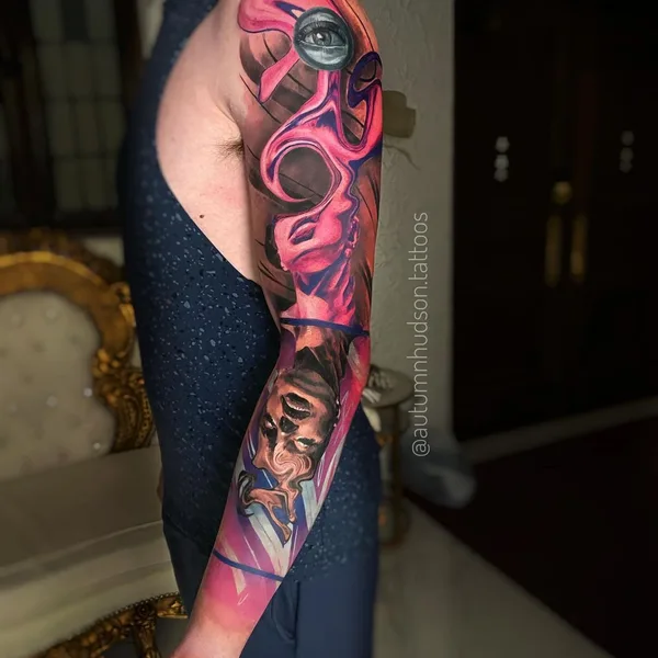 Surrealism tattoo by Autumn Hudson in Grand Junction