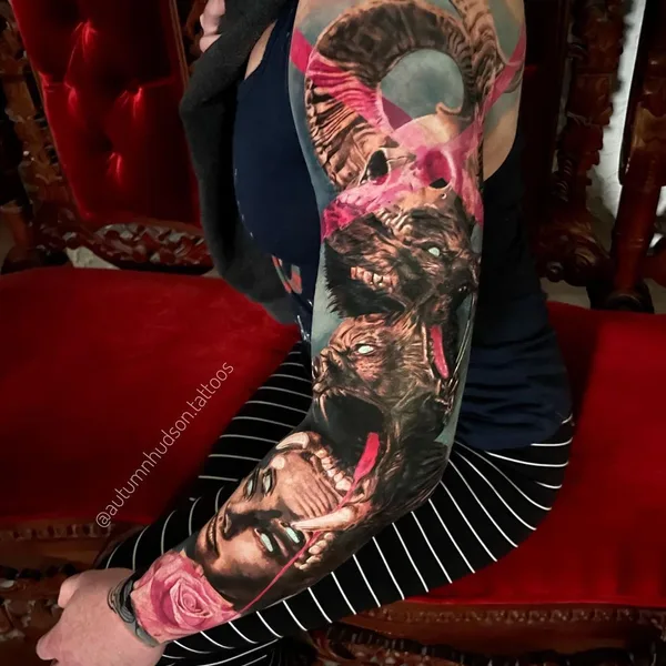 Surrealism tattoo by Autumn Hudson in Grand Junction