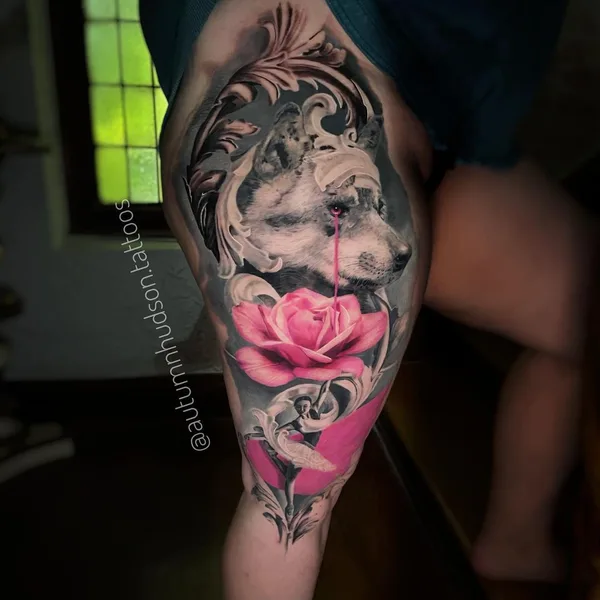 Surrealism tattoo by Autumn Hudson in Grand Junction