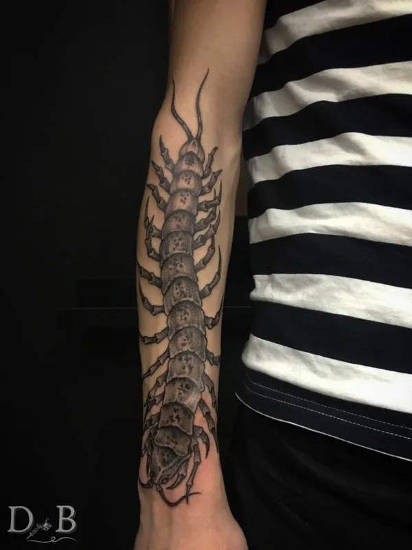 black and grey black and grey Tatuaggio su forearm #71513 | Tatuatore Дмитрий Бутченко