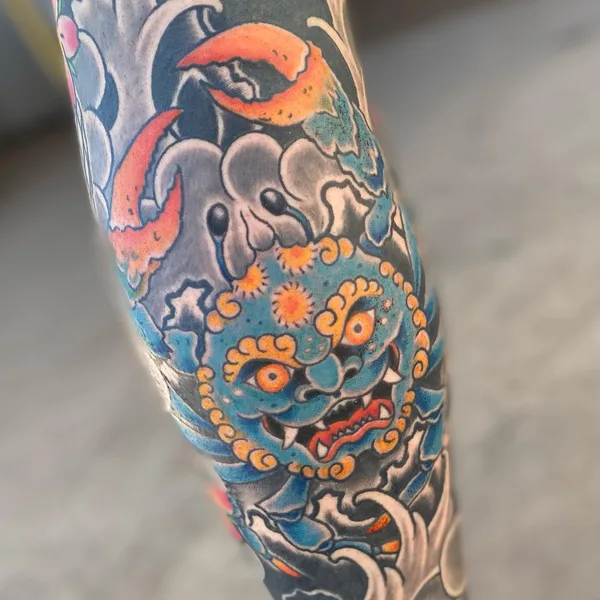 Traditional tattoo by Matthew Gibson in Oklahoma City