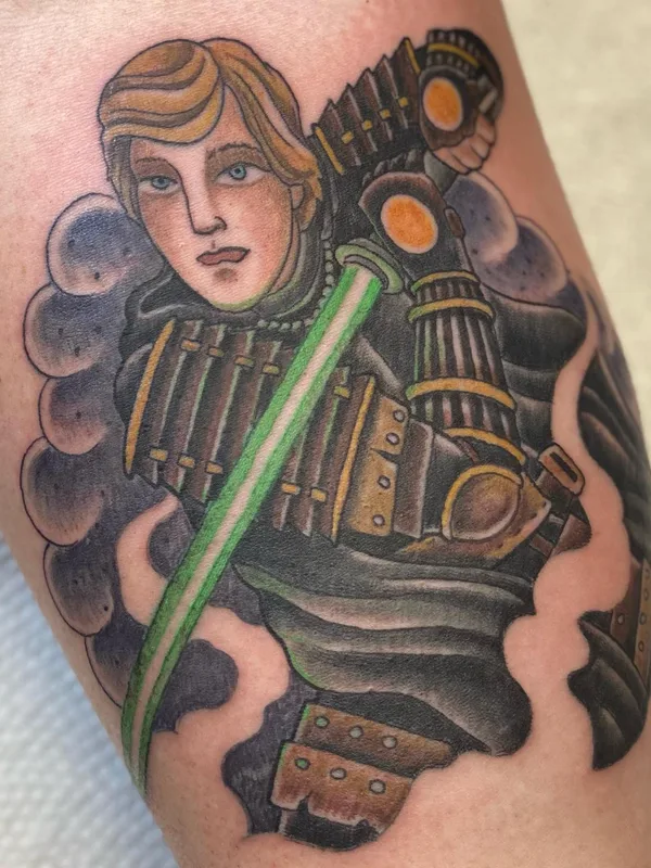 color neo traditional татуировка на forearm #57503 | Тату мастер Matthew Gibson