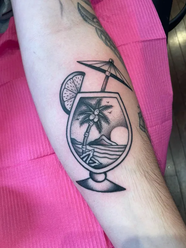 black and grey blackwork Tatuaggio su forearm #57525 | Tatuatore Ashley B McMullen