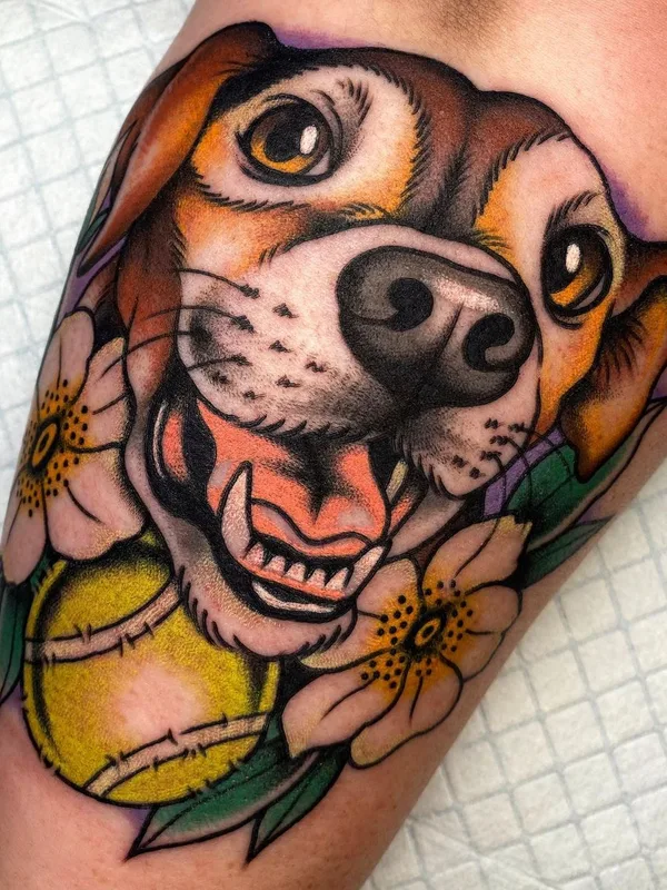 color new school Tatuagem em forearm #57537 | Tatuador Amber Elise