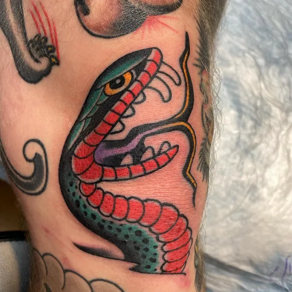 Oriental tattoo by Jason Eisenberg in Charleston